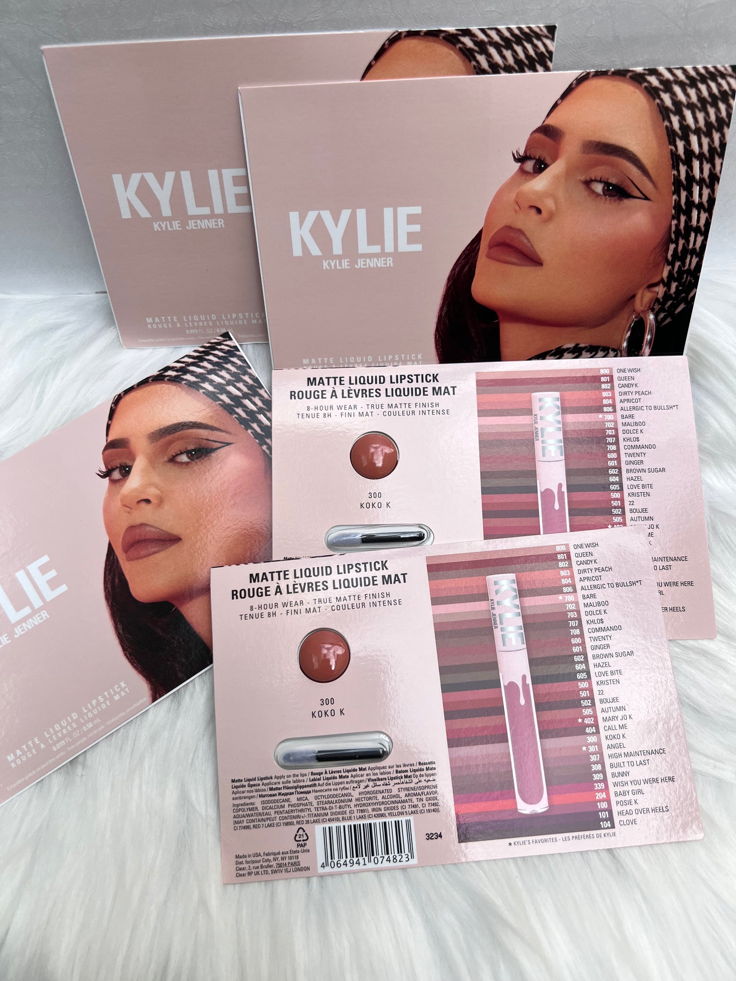 Kylie Jenner Koko K Lipstick Sampler Card