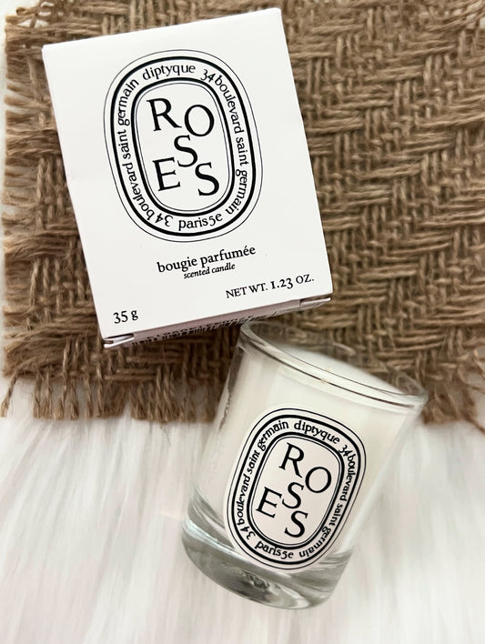 Diptque Roses Mini Candle