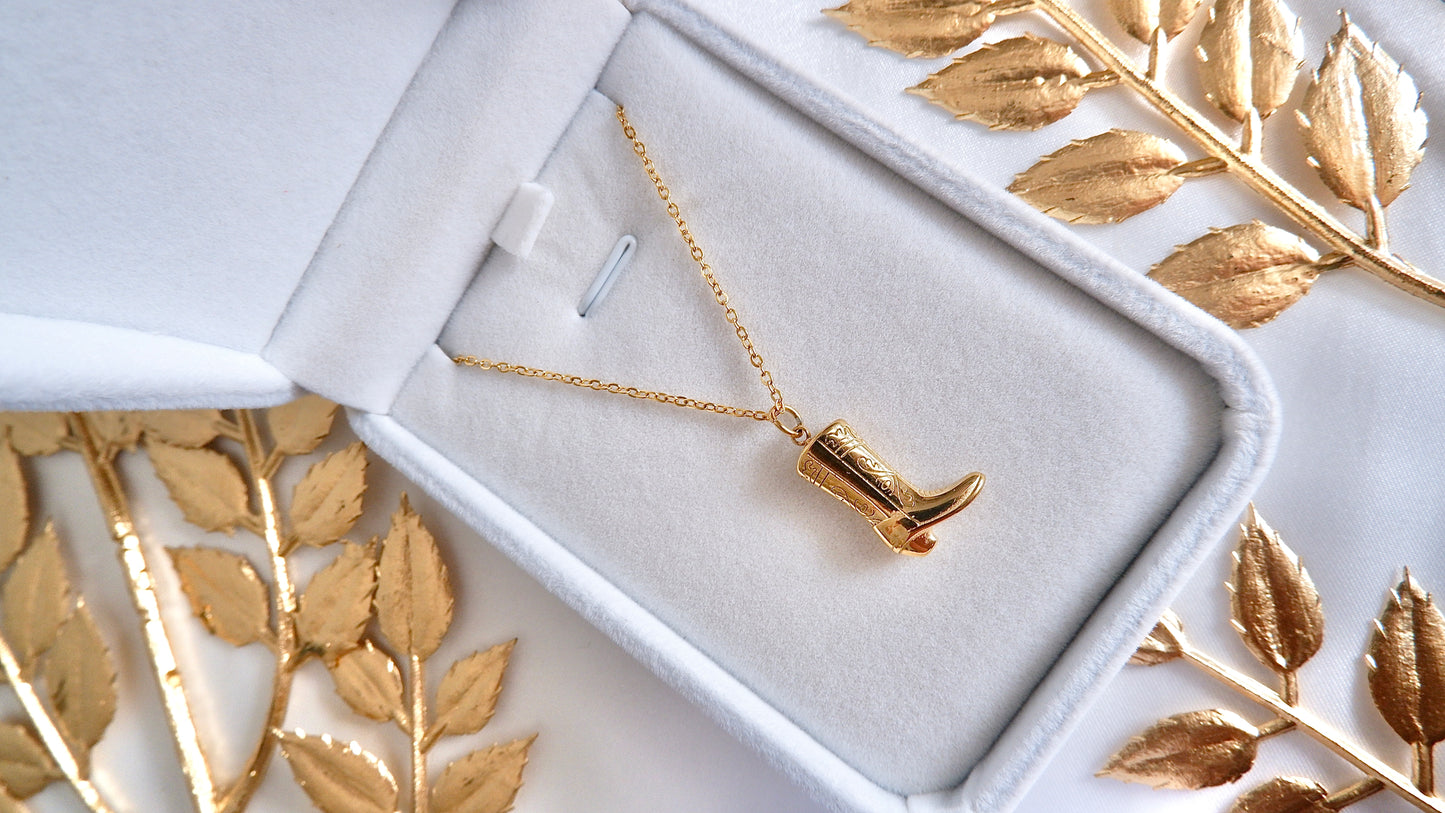 Cowboy Boot Necklace
