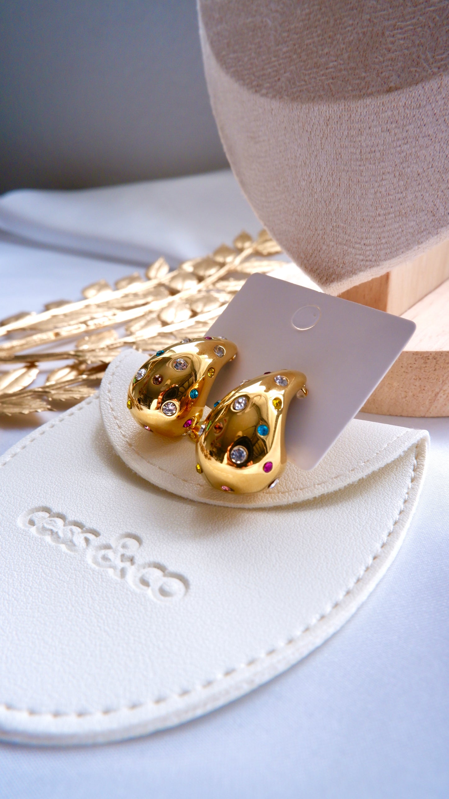 Rainbow Waterdrop Earrings