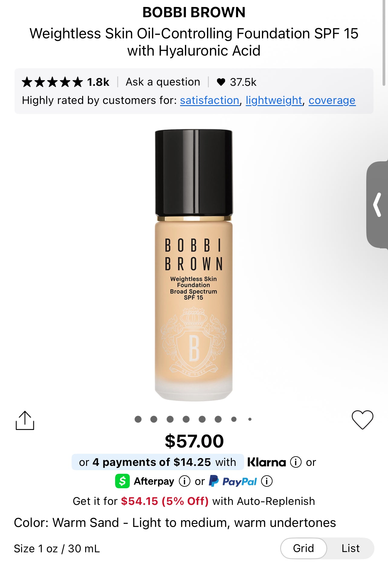 Bobbi Brown Foundation Travel Size