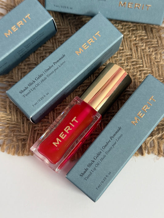 Merit Tinted Lip Oil, 0.23 fl oz 7ml Les Deux