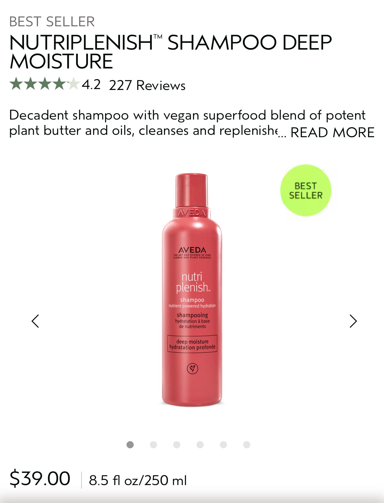 Aveda Nutriplenish ( 1 sachet )