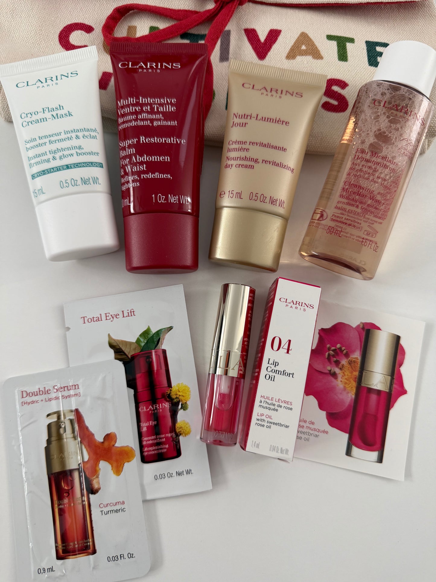Clarins 8pc Set