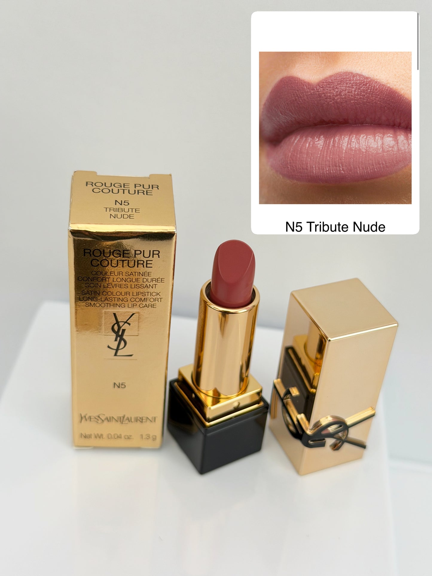 YSL Rouge Pur Couture Satin Lipstick Travel Size