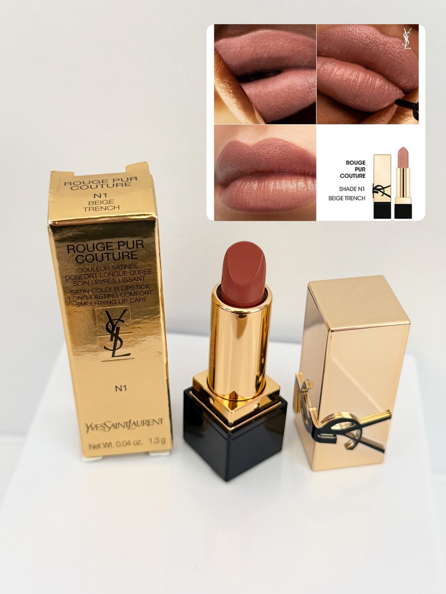 YSL Rouge Pur Couture Satin Lipstick Travel Size