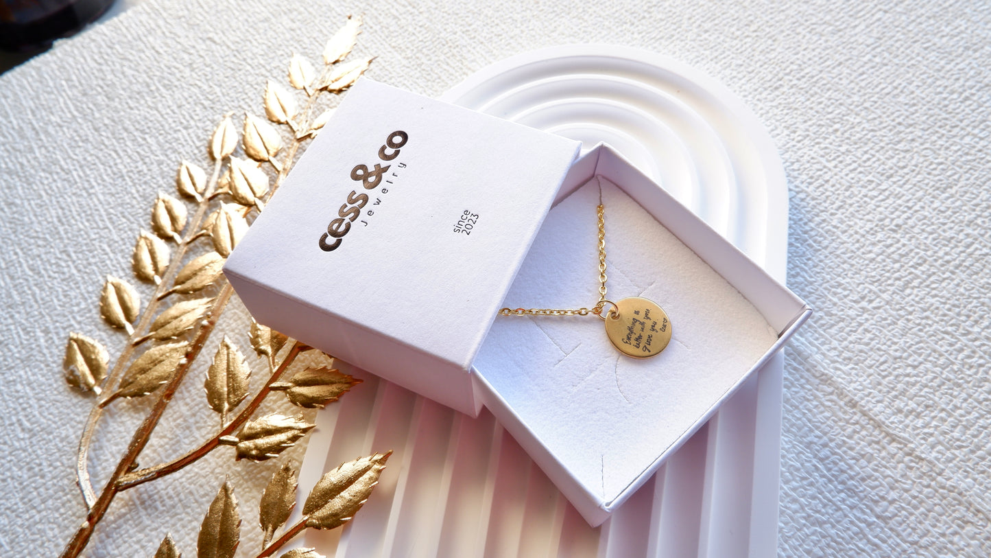 Your Handwriting/ Design Necklace