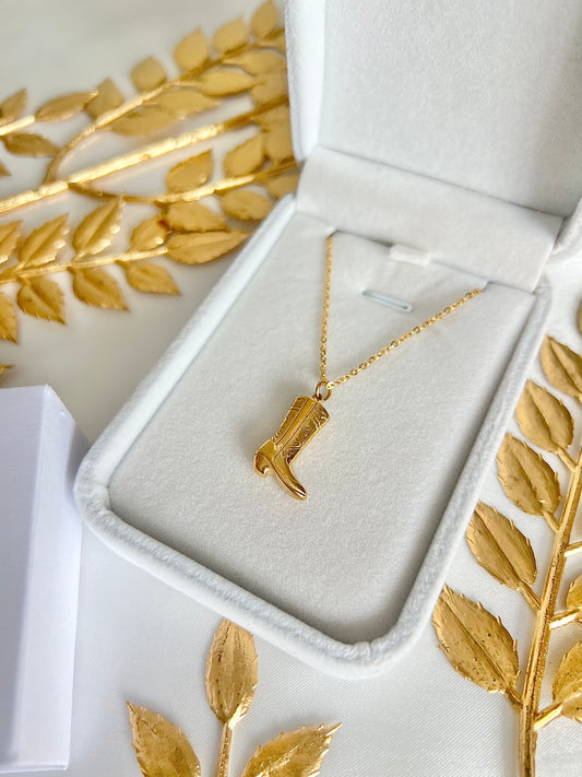 Cowboy Boot Necklace